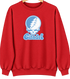 Citadel Stealie Premium Unisex Crewneck — Design: Citadel — Red