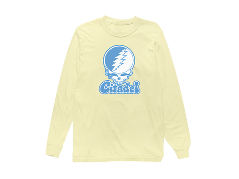 Citadel Stealie Premium Unisex Long-Sleeve — Design: Citadel — Butter