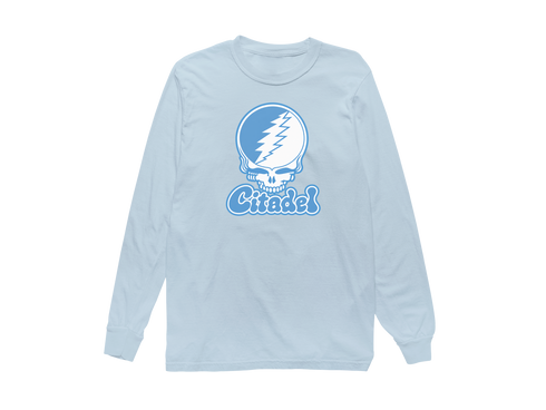 Citadel Stealie Premium Unisex Long-Sleeve — Design: Citadel — Chambray