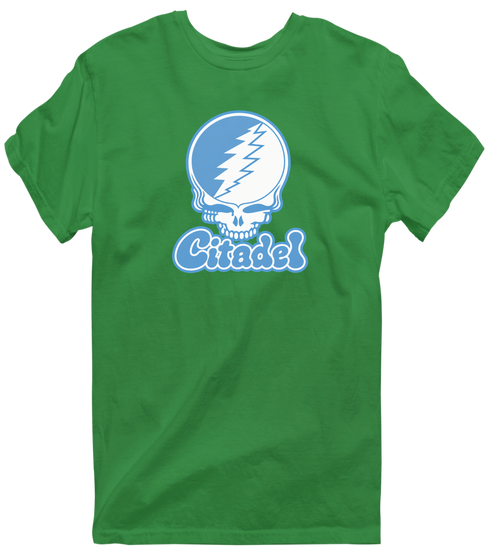 Citadel Stealie Premium Unisex T-Shirt — Design: Citadel — Irish Green