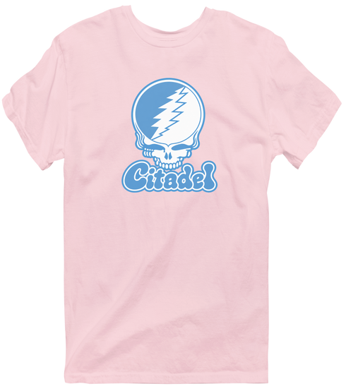 Citadel Stealie Premium Unisex T-Shirt — Design: Citadel — Light Pink