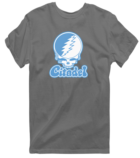 Citadel Stealie Premium Unisex T-Shirt — Design: Citadel — Charcoal