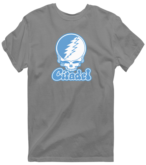 Citadel Stealie Premium Unisex T-Shirt — Design: Citadel — Dark Heather