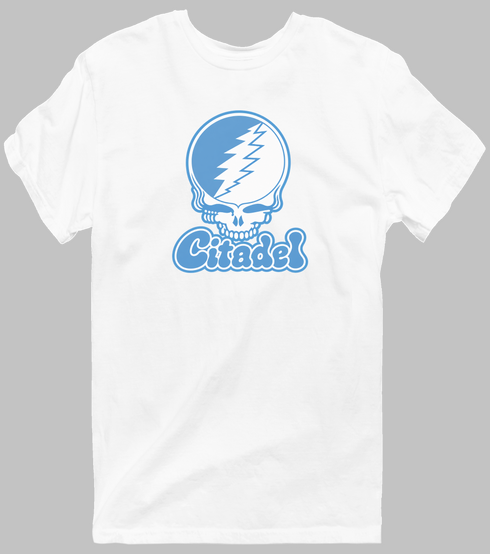 Citadel Stealie Premium Unisex T-Shirt — Design: Citadel — White