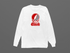 Clark Stealie Premium Unisex Long-Sleeve — Design: Clark University — White