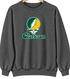 Clarkson Stealie Premium Unisex Crewneck — Design: Clarkson University — Dark Heather