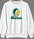 Clarkson Stealie Premium Unisex Crewneck — Design: Clarkson University — White