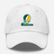 Clarkson Stealie Premium Unisex Dad Hat — Design: Clarkson University — White
