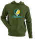 Clarkson Stealie Premium Unisex Hoodie — Design: Clarkson University — Military Green