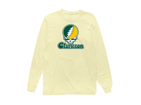 Clarkson Stealie Premium Unisex Long-Sleeve — Design: Clarkson University — Butter