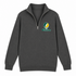 Clarkson Stealie Premium Unisex Quarter-Zip — Design: Clarkson University — Charcoal