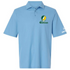 Clarkson Stealie Premium Unisex Polo — Design: Clarkson University — Blue