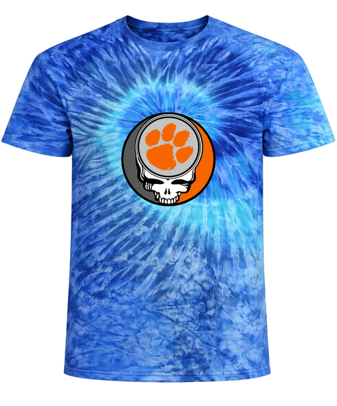 Clemson University Stealie Tie-Dye T-Shirt