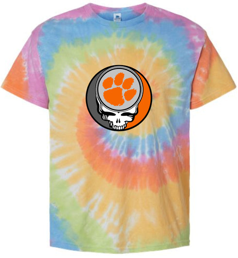 Clemson University Stealie Tie-Dye T-Shirt
