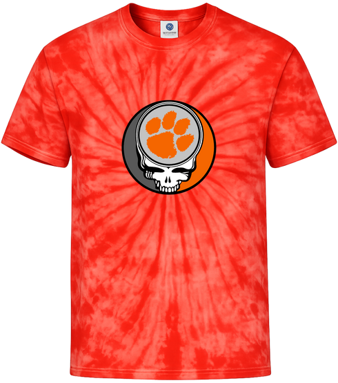 Clemson University Stealie Tie-Dye T-Shirt