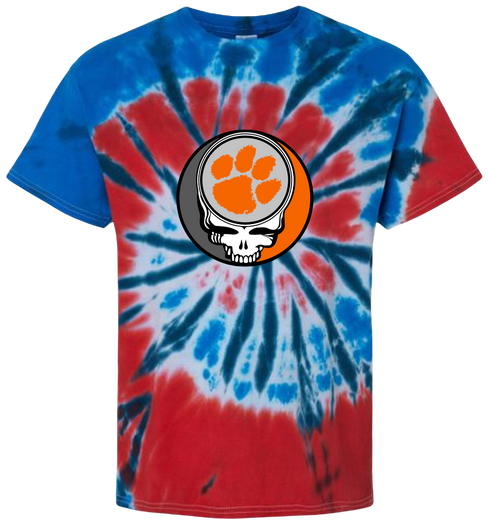 Clemson University Stealie Tie-Dye T-Shirt