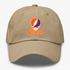 Clemson Stealie Premium Unisex Dad Hat — Design: Clemson University — Khaki