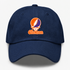 Clemson Stealie Premium Unisex Dad Hat — Design: Clemson University — Navy