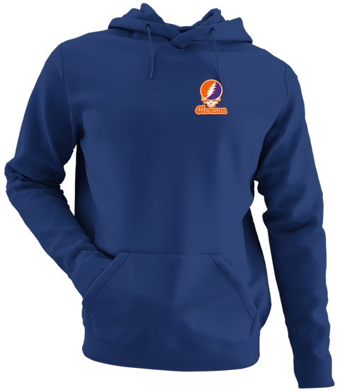 Clemson Stealie Premium Unisex Hoodie — Design: Clemson University — Navy