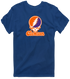 Clemson Stealie Premium Unisex T-Shirt — Design: Clemson University — Navy