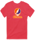 Clemson Stealie Premium Unisex T-Shirt — Design: Clemson University — Heather Red