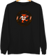 Cleveland Football Dancing Bear Premium Crewneck — Cleveland Browns — Black