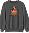 Cleveland Helmet Stealie Premium Unisex Crewneck — Cleveland Browns — Dark Heather