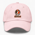 Cleveland Helmet Stealie Premium Unisex Dad Hat — Cleveland Browns — Pink
