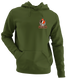 Cleveland Helmet Stealie Premium Unisex Hoodie — Cleveland Browns — Military Green