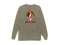 Cleveland Helmet Stealie Premium Unisex Long-Sleeve — Cleveland Browns — Sandstone
