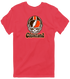 Cleveland Helmet Stealie Premium Unisex T-Shirt — Cleveland Browns — Heather Red