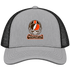 Cleveland Helmet Stealie Premium Unisex Trucker Cap — Cleveland Browns — Heather Grey/Black