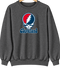 Cleveland Baseball Stealie Grateful Dead Crewneck — Cleveland Guardians — Dark Heather