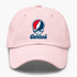 Cleveland Baseball Stealie Grateful Dead Dad Hat — Cleveland Guardians — Pink