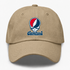 Cleveland Baseball Stealie Grateful Dead Dad Hat — Cleveland Guardians — Khaki