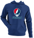 Cleveland Baseball Stealie Grateful Dead Hoodie — Cleveland Guardians — Navy