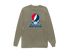Cleveland Baseball Stealie Grateful Dead Long-Sleeve — Cleveland Guardians — Sandstone