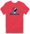 Cleveland Baseball Stealie Grateful Dead T-Shirt — Cleveland Guardians — Heather Red