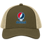 Cleveland Baseball Stealie Grateful Dead Trucker Cap — Cleveland Guardians — Moss/Khaki