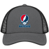 Cleveland Baseball Stealie Grateful Dead Trucker Cap — Cleveland Guardians — Charcoal/Black