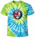 Cleveland Guardians Crystal Stealie Tie-Dye T-Shirt