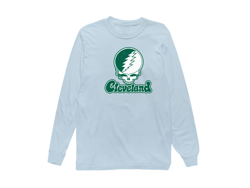 Cleveland State Stealie Premium Unisex Long-Sleeve — Design: Cleveland State University — Chambray