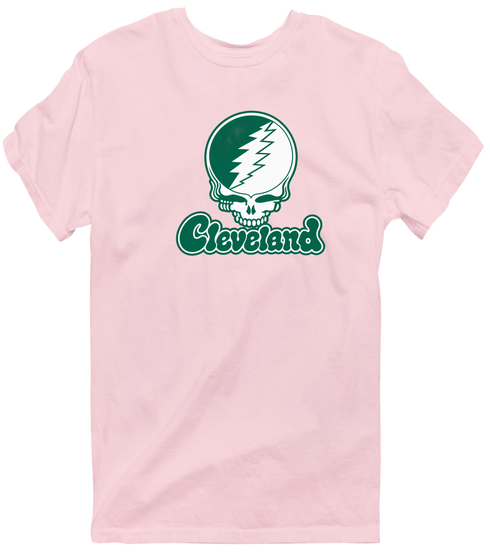 Cleveland State Stealie Premium Unisex T-Shirt — Design: Cleveland State University — Light Pink