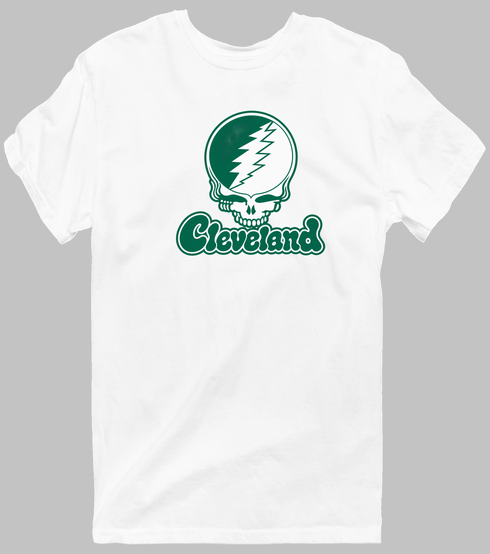 Cleveland State Stealie Premium Unisex T-Shirt — Design: Cleveland State University — White
