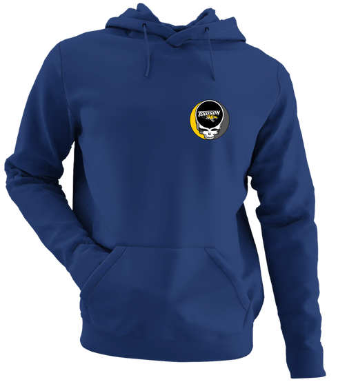 Towson - Premium Grateful Dead Left Chest Hoodie - Navy - 2