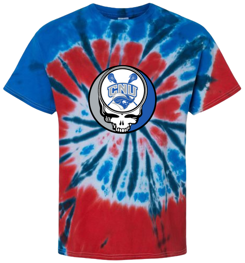 CNU Lacrosse Stealie Tie-Dye T-Shirt