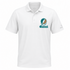 Coastal Stealie Premium Unisex Polo — Design: Coastal Carolina University — White