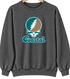 Coastal Stealie Premium Unisex Crewneck — Design: Coastal Carolina University — Dark Heather
