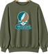 Coastal Stealie Premium Unisex Crewneck — Design: Coastal Carolina University — Military Green