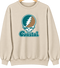 Coastal Stealie Premium Unisex Crewneck — Design: Coastal Carolina University — Sand